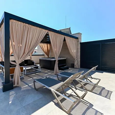 Apartments An & Lu With Rooftop Jacuzzi Zadar Exterior foto